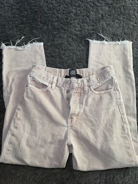 BDG Urban Outfitters Slim Straight High-Rise Button-Fly Jeans in Taupe Size 26